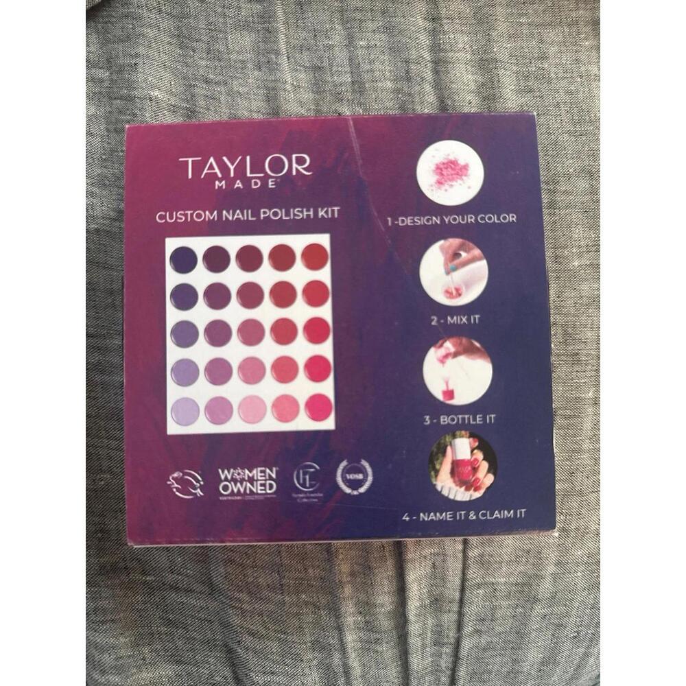 Taylor Made custom nail polish kit - 3 polishes - never opened - Picture 3 of 3